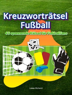 Cover des Buchs Kreuzworträtsel Fußball